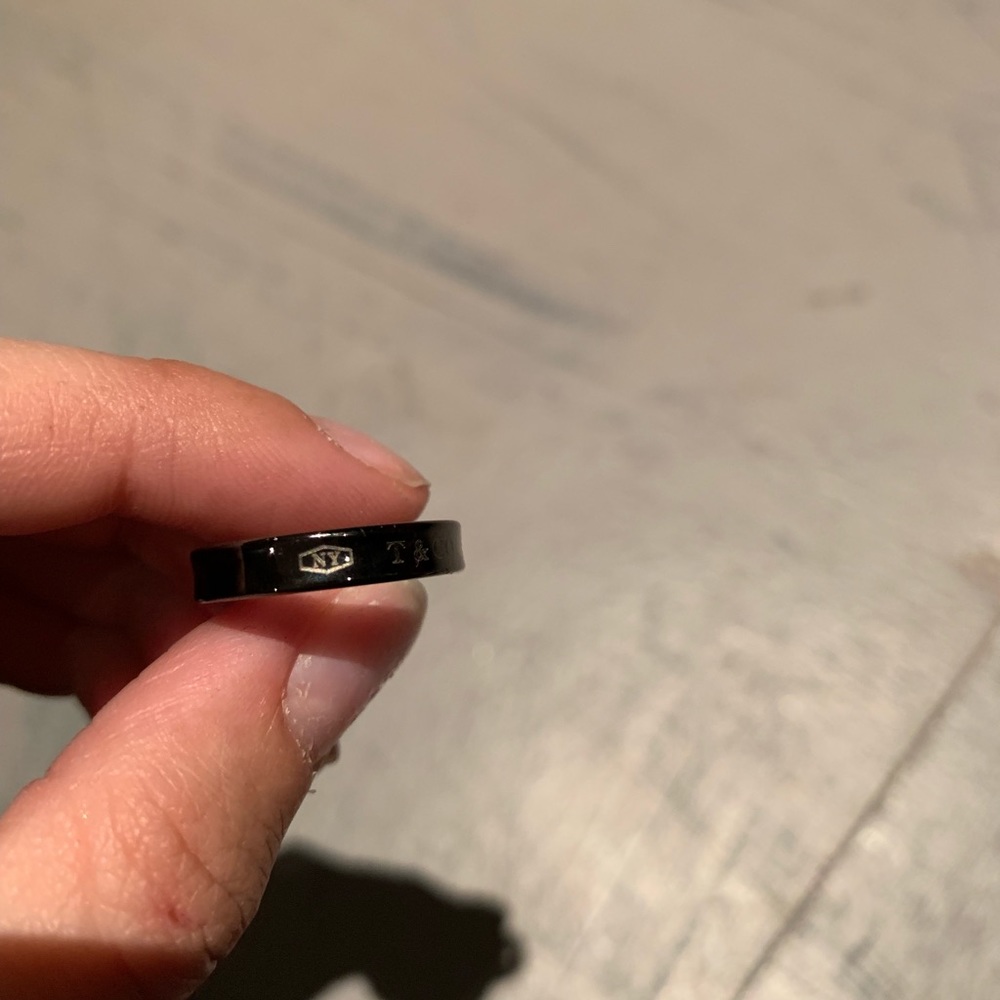 Black Tiffany & Co. Ring